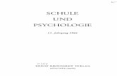 SCHULE UND PSYCHOLOGIE · 2013-07-19 · gegenüber 7/207 Katzenberger, Lothar ... 3V2 Jahren 12/377 PRAXIS DER ERZIEHUNGSBERATUNG UND SCHULPSYCHOLOGIE ... Es ist das Verdienst der