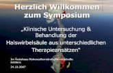 Herzlich Willkommen zum Symposium - opz-koblenz.deopz-koblenz.de/site/wp-content/uploads/2010/11/HWS-Symposium-OPZ... · OPZ Koblenz HWS Symposium 2007-10 3 ärztliche vs. physiotherapeutische