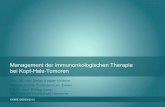 Management der immunonkologischen Therapie bei Kopf-Hals … · 2019-02-27 · Vitiligo. PULMONALE NEBENWIRKUNGEN, wie z.B.: ... Patienten Kasus – Larnyxkarzinom. 26. Therapie •