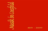 Musik in Coesfeld - Konzertring Coesfeld Jahre Musik in Coesfeld.pdf · INHALTSVERZEICHNIS I. Teil 1.1 Historischer Prolog 1 1.2 Von den Anfängen im Jahre 809 7 1.3 Die Musik in