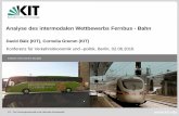 Analyse des intermodalen Wettbewerbs Fernbus - Bahn · KIT – Die Forschungsuniversität in der Helmholtz-Gemeinschaft Institute of Economics (ECON) Analyse des intermodalen Wettbewerbs