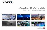Audio & Akustik · 2018-03-16 · cher Akustik-Analysator und ein präzises Audiomessgerät. ... Zudem kann das System um zwei zusätzliche vollwertige Messkanäle, Impedanzmodule,