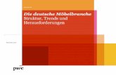 Die deutsche Möbelbranche Struktur, Trends und ... · PwC November 2017 1 Auf einen Blick 3 2 Der deutsche Möbelmarkt 6 3 Branchenstruktur 15 4 Branchen-Trends und Herausforderungen