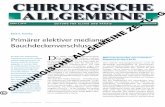 CHIRURGISCHE ALLGEMEINE - bbraun.de · cke nach offener Therapie einer sekundären Peritonitis un-ter Verwendung eines Abdominal-VAC-Systems ebenfalls in der beschriebenen Technik