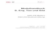 Modulhandbuch B. Eng. Ton und Bildmedien.hs-duesseldorf.de/studium/studiengaenge/Documents/Modulhandbücher... · 3.1 Modul Instrument / Gesang III (Ausbaumodul) – Bereich Klassik