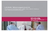 LEAN Management - info.dgq.de Management.pdf · 1) Wertschöpfung definieren ... Poka Yoke – Fehlerkultur ... dustrie festgehalten (u. a. in einem Artikel für die Zeitung