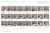 Soul Balance Yoga Flow Lay quer fileSOUL BALANCE YOGA FLOW 1. Lotus Mudra – das Herz öffnen 5. Schultern lösen, Kopf hängen lassen (3x li./re. pendeln) 12. Vierfüßlerstand