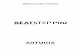 Bedienungsanleitung BeatStep Pro - downloads.arturia.comdownloads.arturia.com/products/beatstep-pro/manual/beatstep-pro_Manual... · klicken Sie auf „Register“ und füllen Sie