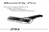 MusicFly Pro - produktinfo.conrad.com · Damit die Musik mit der besten Signalqualität zum Radio übertragen wird, muß die Lautstärke richtig eingestellt werden. ... z.B. 03 snow