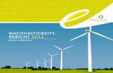 Nachhaltigkeits- bericht 2012 - Bistum Hildesheim · 1 Die Energiekosten steigen, unsere bisherige Energienutzung verusacht große Klima- und Umweltschäden, eine „Energiewende“