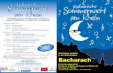 Beschwingt genießen in den Rheinanlagen von Bacharach ... · Beschwingt genießen in den Rheinanlagen Bacharach 24. bis 26. August 2018 Freitag ab 18.00 Uhr, Samstag ab 15.00 Uhr