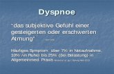 Dyspnoe - elisabethen-krankenhaus-frankfurt.de · Hämoptoe kann durch Asphyxie rasch zum Tod führen . Pathophysiologie ...