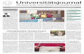 Universitätsjournal - TU Dresden · zibel wird bereits die wöchentliche Dosis eines Lärmarbeitsplatzes in der Indu-strie erreicht.“ PI Preis-Test vorMensa Seit dem 4. Januar