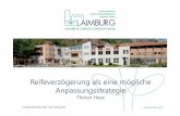 Reifeverzögerung als eine mögliche Anpassungsstrategiehttps://ökosozial.at/wp-content/uploads/2019/03/Florian-Haas_Fachtag-Weinwirtschaft... · Klimawandel in Südtirol Überdurchschnittlicher