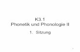 K3.1 Phonetik und Phonologie II - menzerath.phonetik.uni ...menzerath.phonetik.uni-frankfurt.de/teaching/K31/material1.pdf · 2 Parameter zur Bestimmung von Konsonanten • Artikulationsstelle