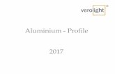 Aluminium -Profile 2017 - verolight.com · Aluminium –Profil Tridonic 18 x 9 mm Aufbau bis 2000 mm Art.-Nr. Profil : 10.1900.00 Abdeckung klar : 10.1900.01 Abdeckung diffus : 10.1900.02