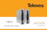 DE T.0X Umsetzer 3 x DVB-S2 in 1 x QAM mit CI · - Ein CAM-Modul vergrößert den Durchschnittsverbrauch bis 70mA (normal zwischen 20mA und 100mA). - Die maximale Stromversorgung
