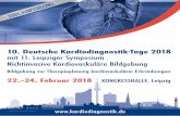 10. Deutsche Kardiodiagnostik-Tage 2018 mit 11. leipziger ... · Anzeige siemens Perfectly attuned: our state-of-the-art cardiac solutions. From diagnosis to therapy and follow-up,