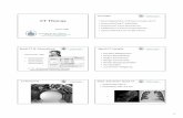 CT Thorax - uksh.de · PDF file1 CT Thorax Florian Vogt Lernziele •Kurze Rekapitulation Technische Prinzipen der CT •Nachverarbeitung CT Datensätze •Anatomie des Thorax kennenlernen