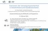 Szenarien der Versorgungssicherheit in Deutschland und ... · PDF file14 Methodische Vorgehensweise: modellgestützte Analyse . Szenarien der Versorgungssicherheit in Deutschland und