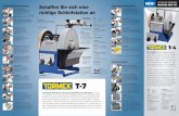 Das Tormek Vorrichtungsystem Lieferumfang der Tormek T-7 ... · Für alle Fabrikate und Formen von Profil-messern mit einem Abstand von 24, 30, oder 38 mm zwischen den Vorschublö-chern.