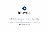Mobile Augmented Reality - inovex.de · SLAM Verfahren (ARKit + ARCore) Einsatz in unbekannten Umgebungen Läuft auf Standardhardware ohne spezielle Sensoren * * Vorausgesetzt sind