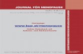 JOURNAL FÜR MENOPAUSE - kup.at · Journal für Menopause 2006; 13 (1-2) (Ausgabe für Österreich) 19-49. universimed.com 19 I | referat Polyzystisches Ovarialsyndrom und Insulinresistenz