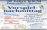 20 Jahre KKM Jugendorchester Vorspiel- nachmittagkkm-heidesheim.de/wp-content/uploads/2017/06/Plakat-Konzert-Nachwuchs...Vorspiel- nachmittag 20 Jahre KKM Jugendorchester KKM Jugendorchester