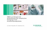 FMEA am Beispiel der Entwicklung einer aseptischen ... · FMEA am Beispiel der Entwicklung einer aseptischen Fertigung in der Krankenhausapotheke Dr. Martin Klingmüller, 08. September