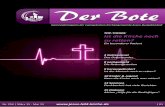 DerBote - Jesus-lebt-Kirche · 2015-03-02 · 3 Ausblick Jugendfreizeit nach Holland ... gen Außengelände lädt ein zu gemütlichen Abenden mit Gitar- ... extreme Abhängigkeit