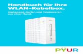 Handbuch für Ihre WLAN-Kabelbox. - pyur.com · 4 Handu WLAN-aelox 5 • Ein IEEE 802.11n/ac-WLAN-Access-Point ermöglicht die flexible Nutzung aller WLAN-fähigen Endgeräte innerhalb