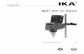 IKA RW 20 digital materials in your processes, IKA ® recommends to use additional appropriate measures to ensure safety in the experiment. For example, users can implement measures