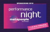 SPONSORING 2018 - performance-night.com · Evtl. einen Sieger-Preis, für unser Event-Game, wenn Sie einen Wettbewerb wünschen (Optional - die weitere Planung können Sie mit unserer