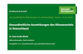 Gesundheitliche Auswirkungen des Klimawandels in Deutschland · PDF file2.2 NichtübertragbareKrankheiten, z.B. Ausbreitung und gesundheitliche Wirkung (Asthma, Ekzeme und Allergien)