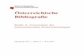 Österreichiche Bibliographie - Heft: 13 / 2017 · 792 Theater, Tanz (1) 793 Spiel (0) 796 Sport (4) 800 Literatur 800 Literatur, Rhetorik, Literaturwissenschaft (2) ... 15 Roithner,