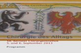 Berliner Chirurgische Gesellschaftbchirg.de/cms/wp-content/uploads/Programm-BCG-2013.pdf · 4 Grußwort Liebe Chirurginnen und Chirurgen, die 38. Tagung der Berliner Chirurgischen