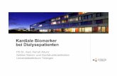 Kardiale Biomarker bei Dialysepatienten - Berliner ... Studie an Hämodialysepatienten ŁZiel: Identifikation von Einflussgrößen der Plasma-Troponin-Konzentration, vor allem aus