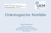 Onkologische Notfälle - Universitätsklinikum Münster - UKM · Paravasate Einteilung Gruppe Zytostatikum Nekrotisierende Substanzen (Vesicans) Cisplatin > 0,4mg/ml, Daunorubicin,