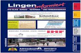 Lingen - Telefonnummern · 1 Das Blaue 2012/2013 Lingen informiert ... 1 Wichtige Rufnummern/Notrufe 4 Suchwortregister 7 Impressum 8 Informationen zur Stadt