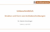 Struktur und Form von Archivbeschreibungenarchiversum.com/wp-content/uploads/2016/07/2_Archivbeschreibungen_Stürzlinger.pdf · Ma i 1 9 4 9 a ls AL SW (Al lg e me in e r L a n d