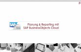 Planung & Reporting mit SAP BusinessObjects Cloud · 6 SAP BO Cloud –OP Organizational Planning • Vereinfacht den finanziellen Planungs- und Analyseprozess mit entsprechenden