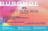 Burghof Magazin März 2018 · gaStVeranStaltUngen | kUltUrtippS | inFOS 14 Titel: Between the Beats Festival mäRZ 2018 ein besonderes highlight des Burghof-Programms – nicht nur