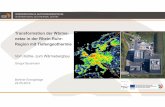 Transformation der Wärme- netze in der Rhein-Ruhr- Region ... · 2 Energiebedarf und Umsetzung Wärmewende in Deutschland 9000 PJ insgesamt …davon 56% Wärme (5040 PJ)