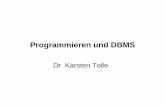 Programmieren und DBMS -  · PDF fileÄ4XHU\³ Prozessor Datenbank Manager Transaktions Manager Daten Metadaten DML Schema Modifikationen DDL DDL Compiler DBMS Datenbank