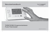 Benutzerhandbuch - files.elv.com · Benutzerhandbuch 4 Der THR872CBG ist ein benutzerfreundlicher Thermostat, der entwickelt wurde, um Ihre Umgebung angenehm zu machen, wenn Sie daheim