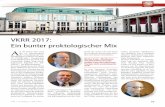 Die Philharmonie in Essen VKRR 2017: Ein bunter ... · CHAZ | Jahrgang | Heft | 2017 93 A m 28. Januar 2017 fand der 13. Jahreskongress der Vereinigung der Ko-loproktologen an Rhein