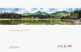 Geschäftsbericht 2018 - aekbank.ch · 6 7 Zusammengefasst Worte und Zahlen Die AEK BANK 1826 ist sicher, kundennah und engagiert. Sie feiert 2026 ihr 200-Jahre-Jubiläum und gehört
