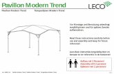 Pavillon Modern Trend - hornbach.de · Art. 14900 114 Pavillon Modern Trend / Pavilion Modern Trend / Tuinpaviljoen Modern Trend Vor Montage und Benutzung unbedingt sorgfältig lesen