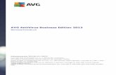 AVG AntiVirus Business Edition 2013 - download.avg.comdownload.avg.com/.../AVG_Anti-Virus_Business/avg_avb_uma_de_2013_06.pdf · AVG DataCenter AVG AVG DataCenter AVG Admin-Server
