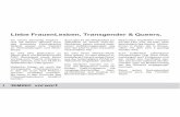 Liebe FrauenLesben, Transgender & Queers, file4 5 veranstaltungen Zu Beginn des Sommersemes-ters 2011 ﬁ ndet eine außeror-dentliche Neuwahl im Autono-men Feministischen Referat